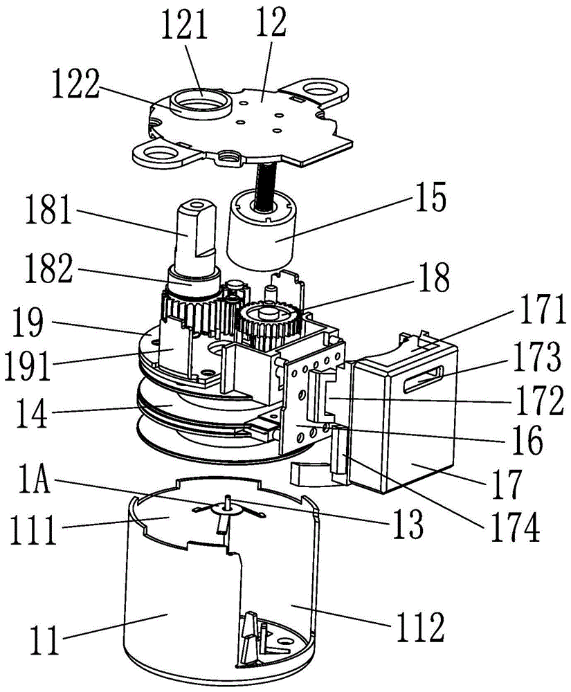 齿轮传动结构及相应的电机的制作方法