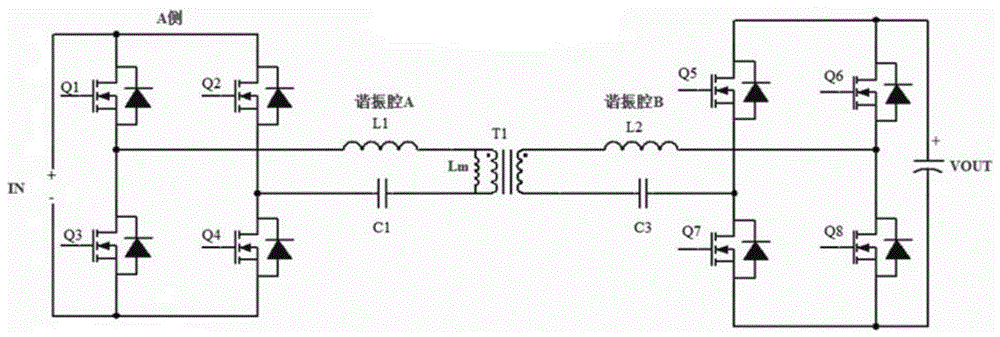 一种全对称型双向LLC谐振直流-直流变换器的制作方法