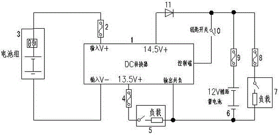 低速电动四轮车用DC-DC转换器的制作方法