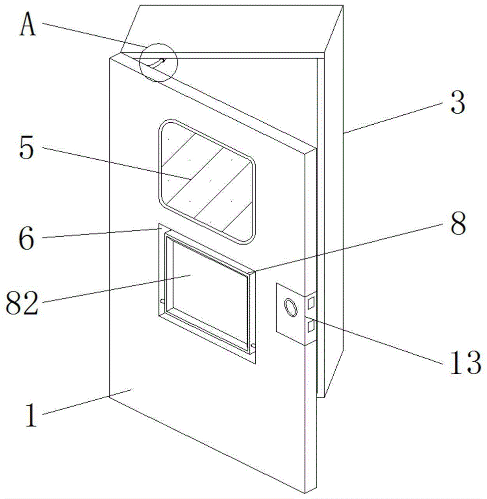 一种配电柜自锁式安全柜门的制作方法