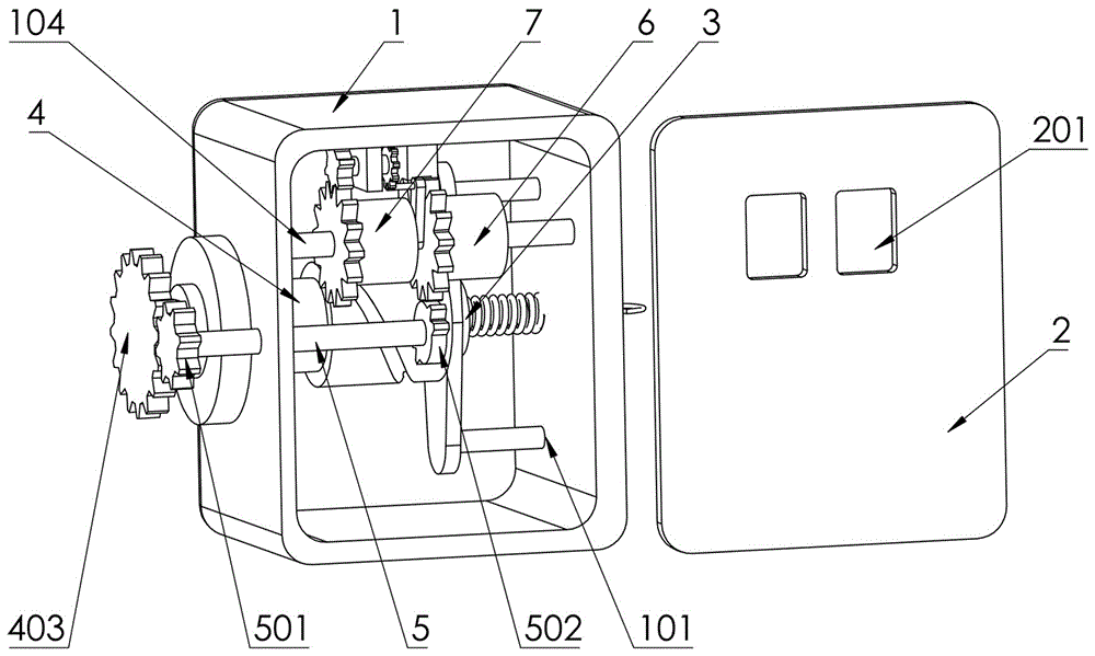 一种数学教学用计数器的制作方法