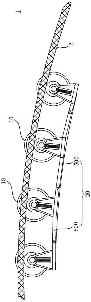用于电缆转弯处的挠性调节滑轮组件及挠性调节滑轮的制作方法