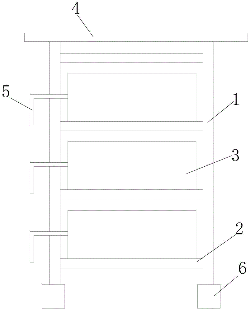 一种农作物育苗种植架的制作方法