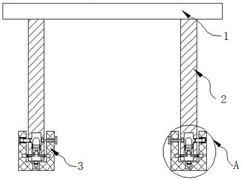 一种防脱落家具用脚套的制作方法