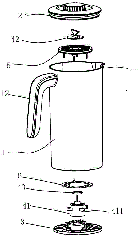 一种带搅拌装置的水壶的制作方法