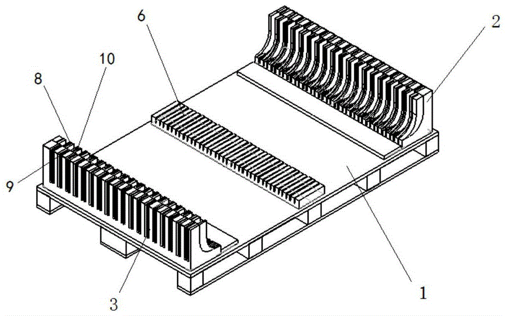 一种半片双玻光伏组件包装结构的制作方法