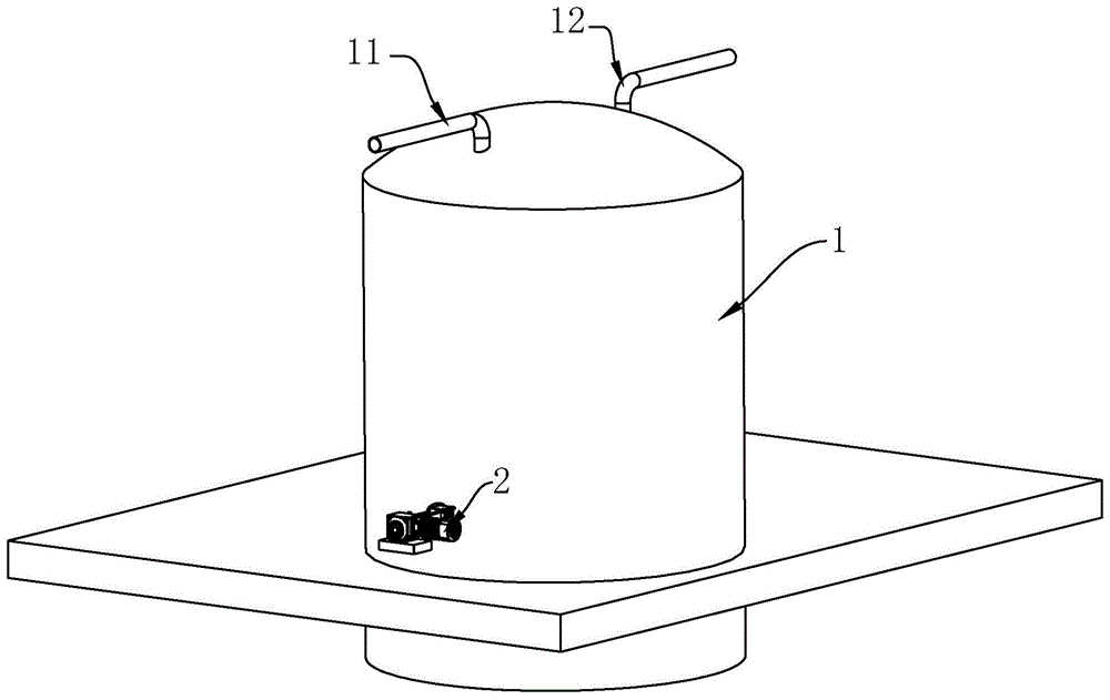 高效搅拌型储油罐的制作方法