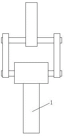 井式炉两轴吊挂工装的制作方法