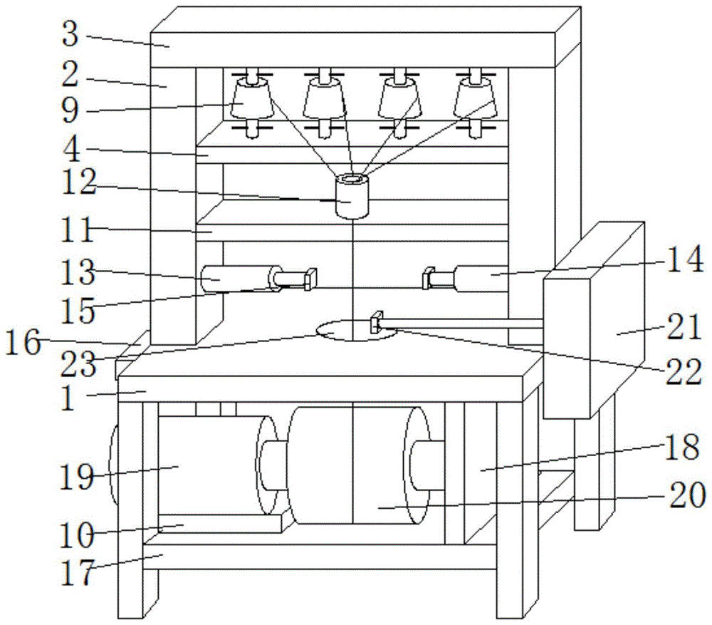 一种高效抗震并线机的制作方法