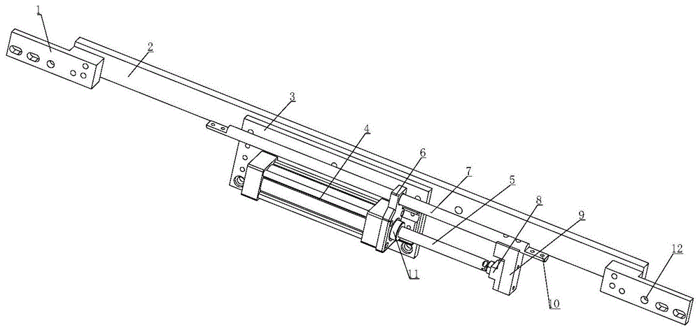 一种细纱机凸盘气缸连接结构的制作方法