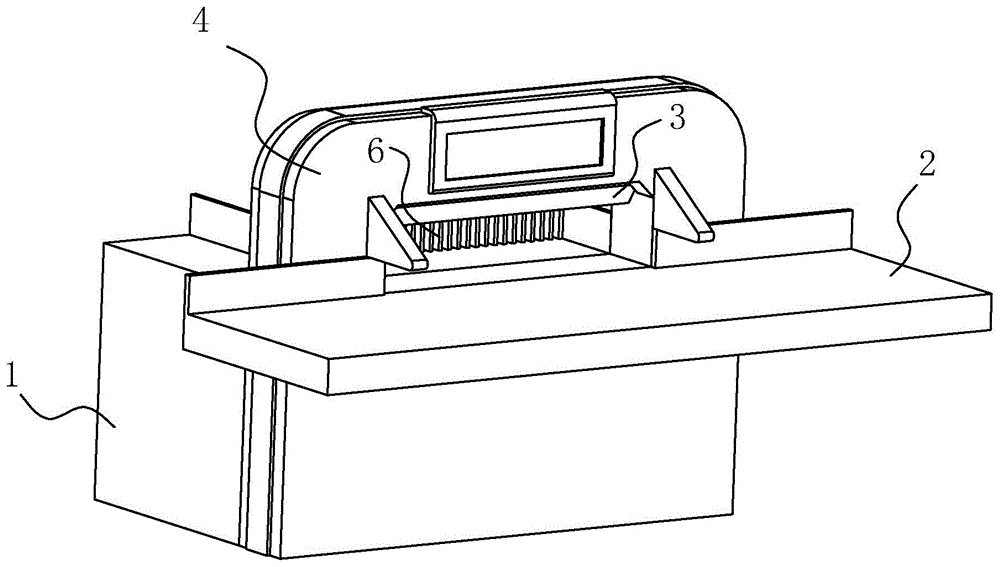 一种带有废料收集装置的纸张裁切机的制作方法