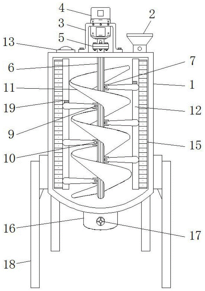 一种绘画颜料混合搅拌装置的制作方法