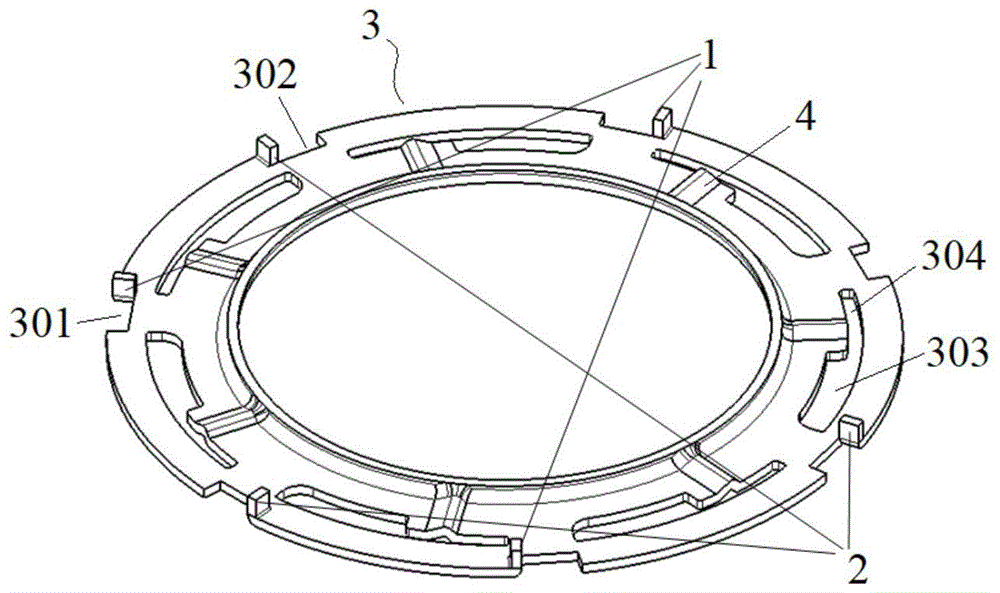 汽车燃油泵固定装置的制作方法