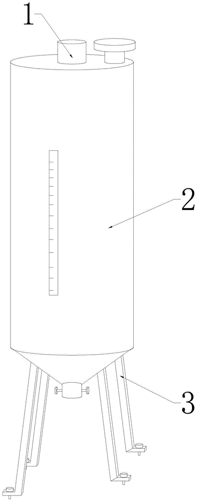 一种建筑施工用干水泥存储罐的制作方法