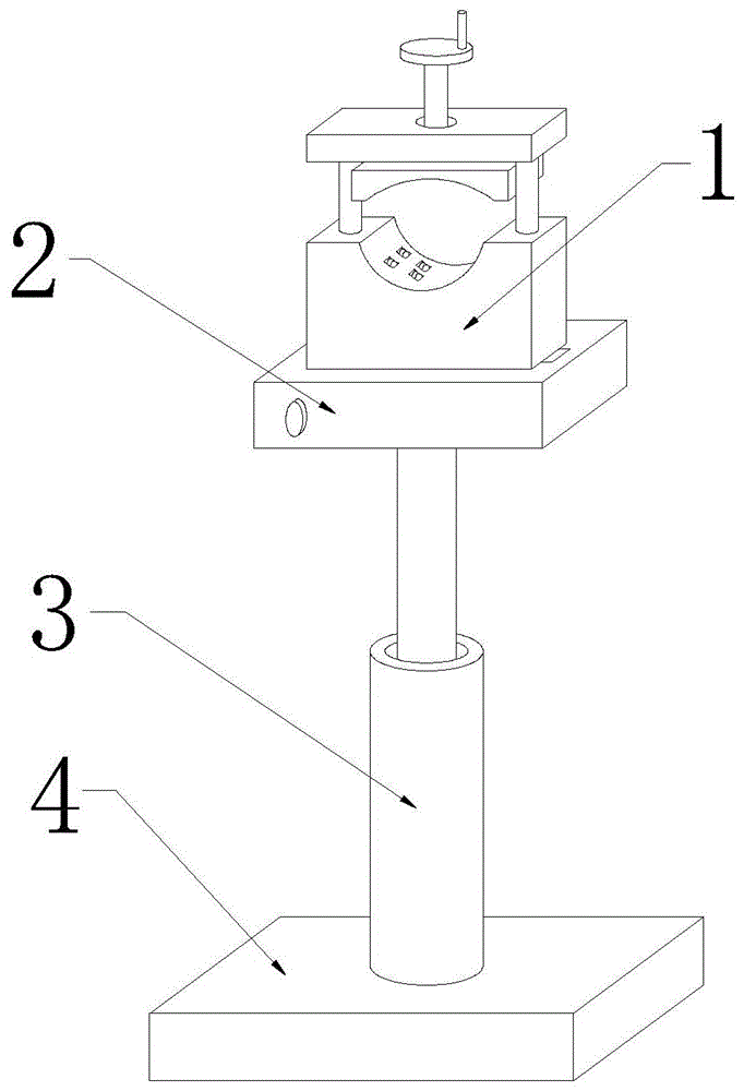 一种钢管加工用托架的制作方法