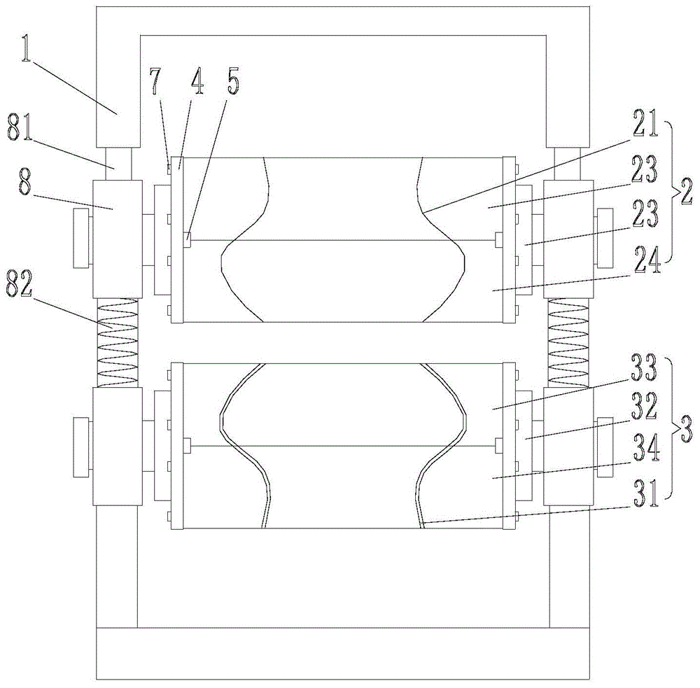 一种方便更换刀具的卫生用品切断装置的制作方法