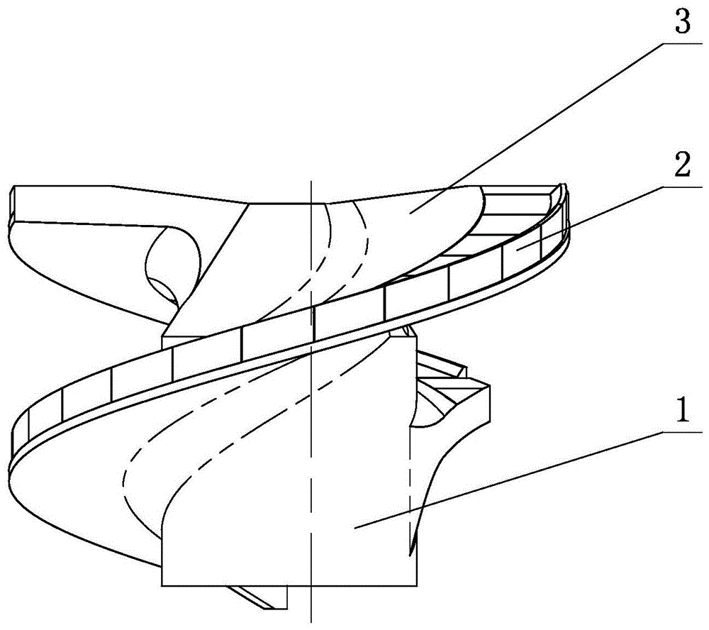 耐磨螺旋绞刀的制作方法