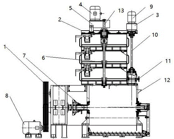 一种ZX18A榨油机分体传动机构的制作方法