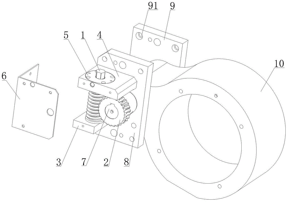 一种瓦楞机用省力坑轮微调机构的制作方法
