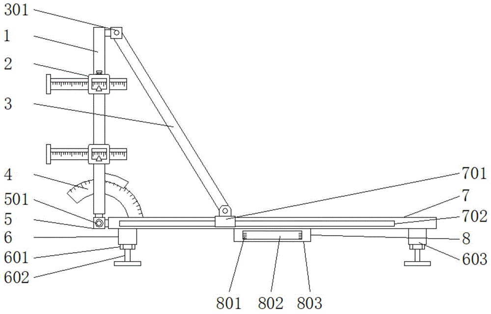 一种铁路接触网支柱组立用倾角测量器的制作方法