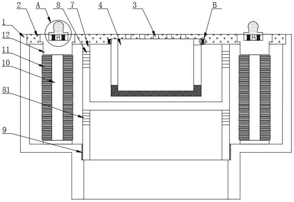 新型的建筑用防堵防臭地漏的制作方法