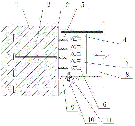 一种用于钢结构连廊的支撑定位结构的制作方法