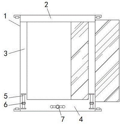 一种便于安装的室内玻璃隔断支撑结构的制作方法