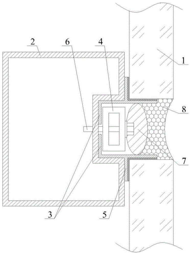 一种安装简便的建筑物幕墙结构的制作方法