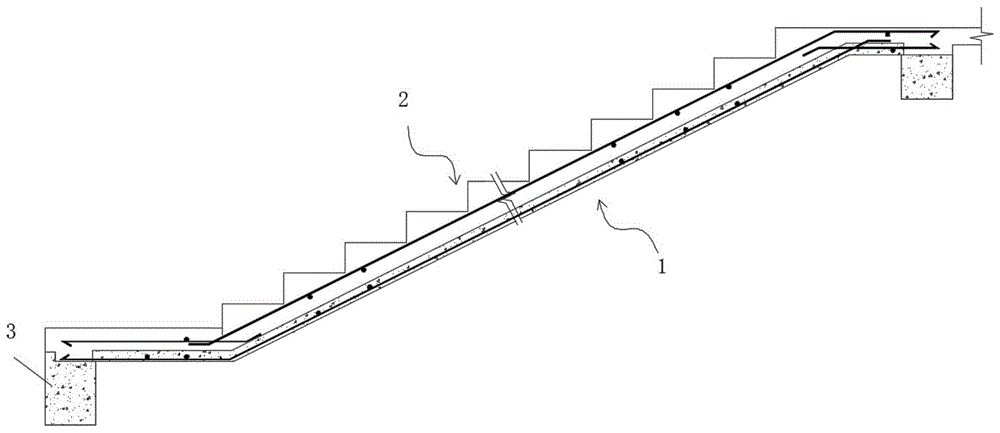 一种叠合式整体装配式楼梯的制作方法