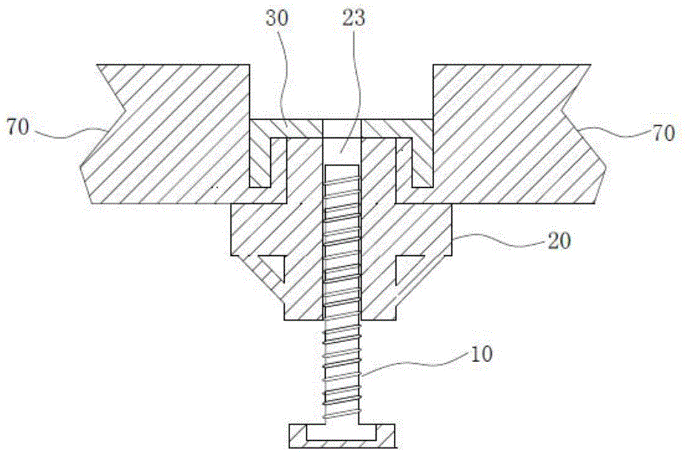 一种用于连接相邻两块预制地板结构体的调平承托组件的制作方法