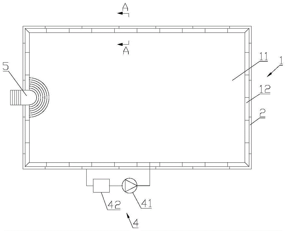 一种无边游泳池的制作方法