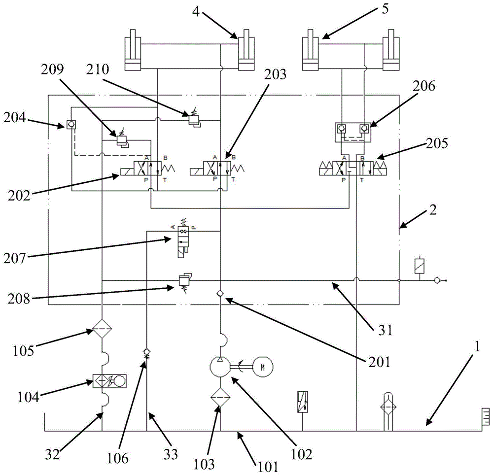 一种用于垃圾压缩的动力装置的制作方法