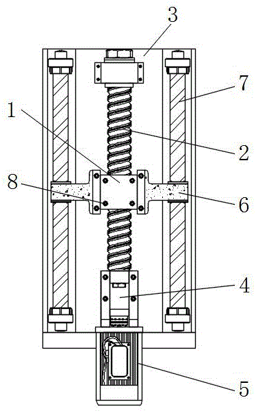 一种钢制传动螺母稳定传动结构的制作方法