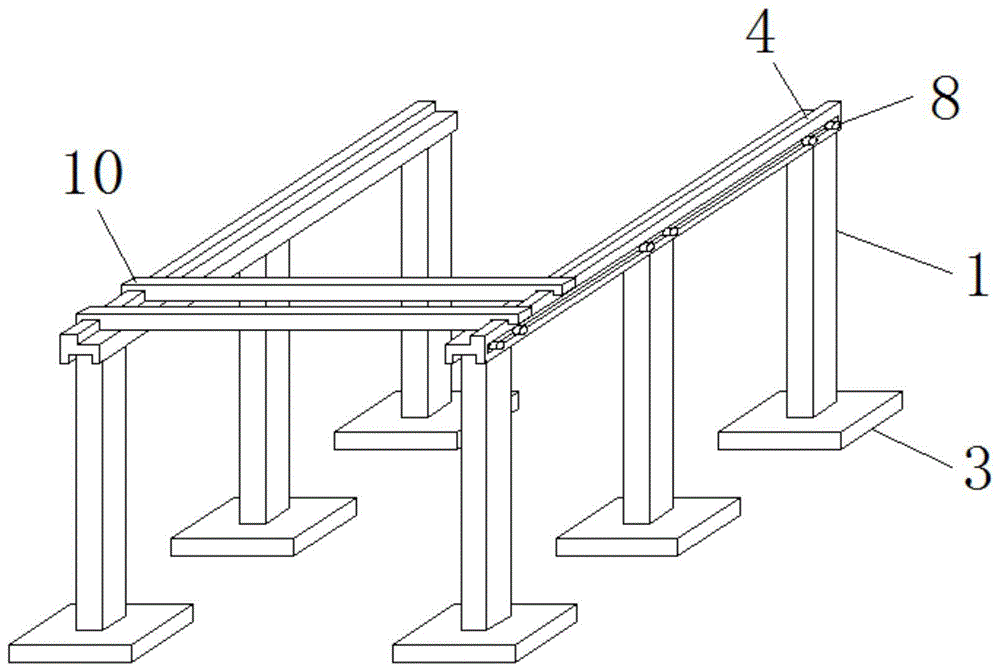 一种建筑施工用型钢平台的制作方法