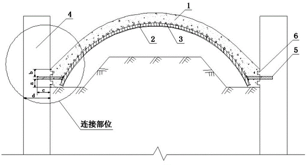 一种隧道洞口锚固桩与管棚导向墙连接结构的制作方法