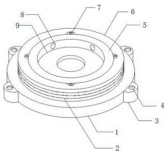 一种用于柴油机的带有封油圈及环形槽结构的主轴盖机构的制作方法