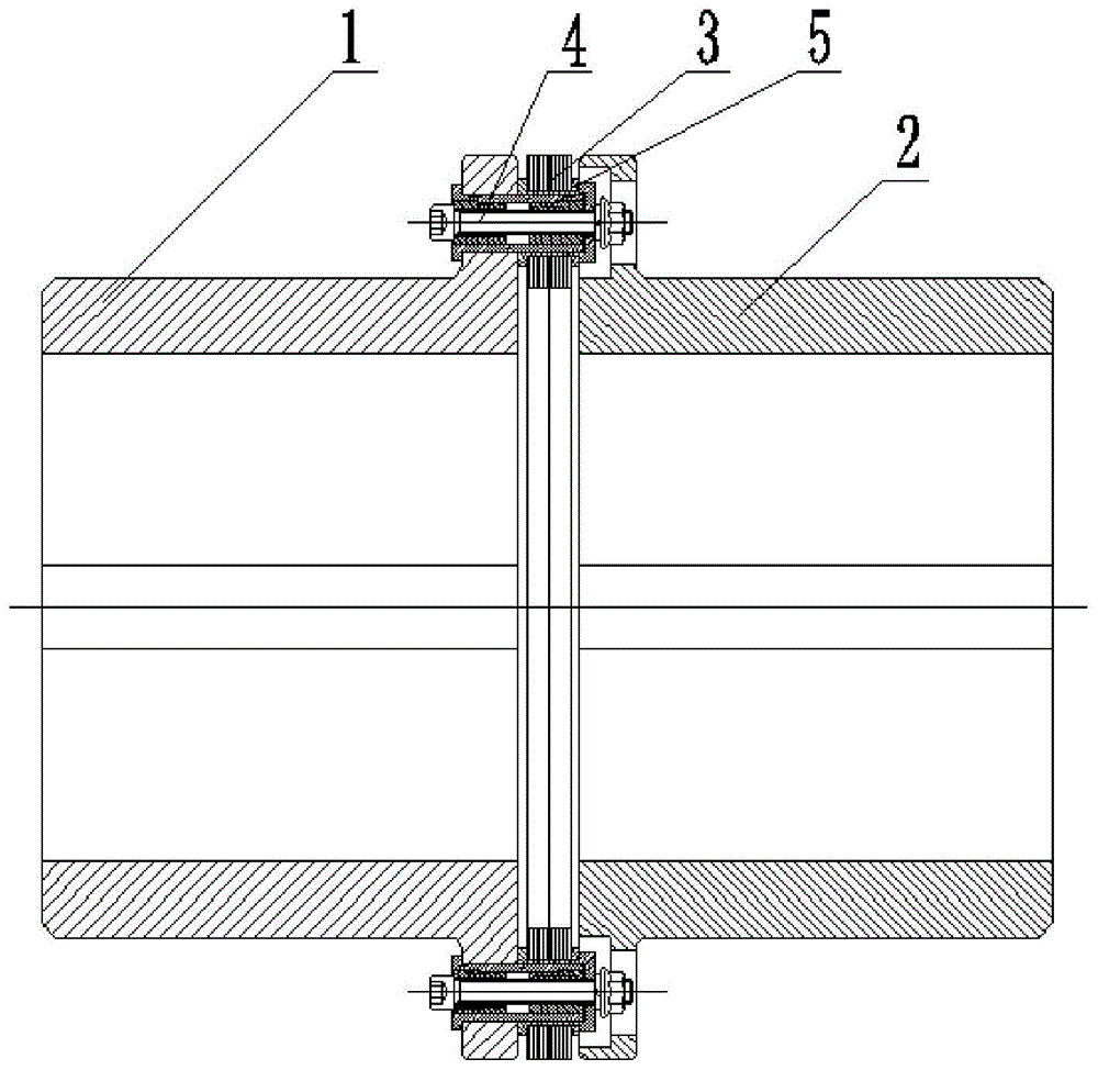 双锥度胀套式膜片联轴器的制作方法