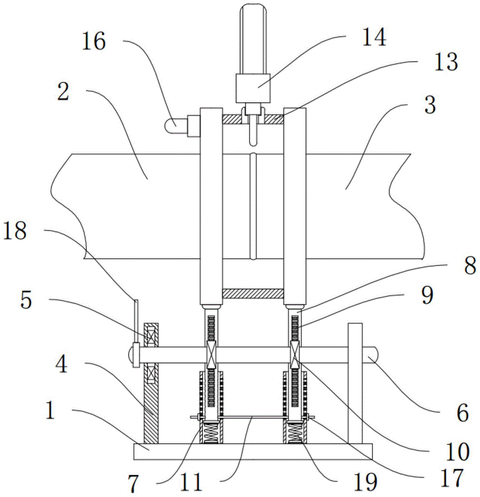 一种异辛烷生产用具有检测功能的输送管道固定装置的制作方法