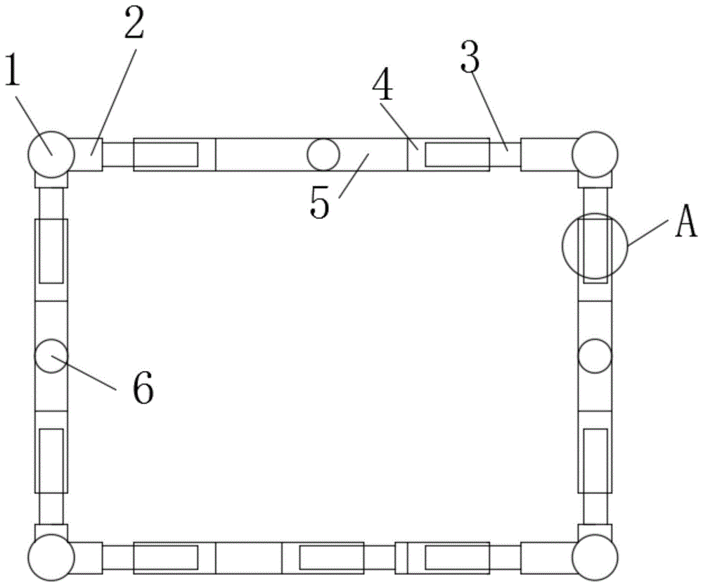 适用多边形组合的透明显示屏小型模板结构的制作方法