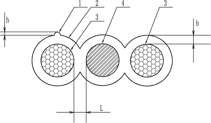 一种聚氯乙烯绝缘扁型架空电缆的制作方法