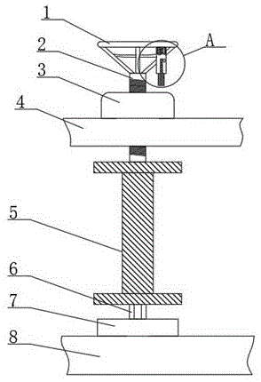 一种框式绞线机的线盘调节装置的制作方法
