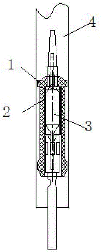 一种熔断器带套管的保护结构的制作方法