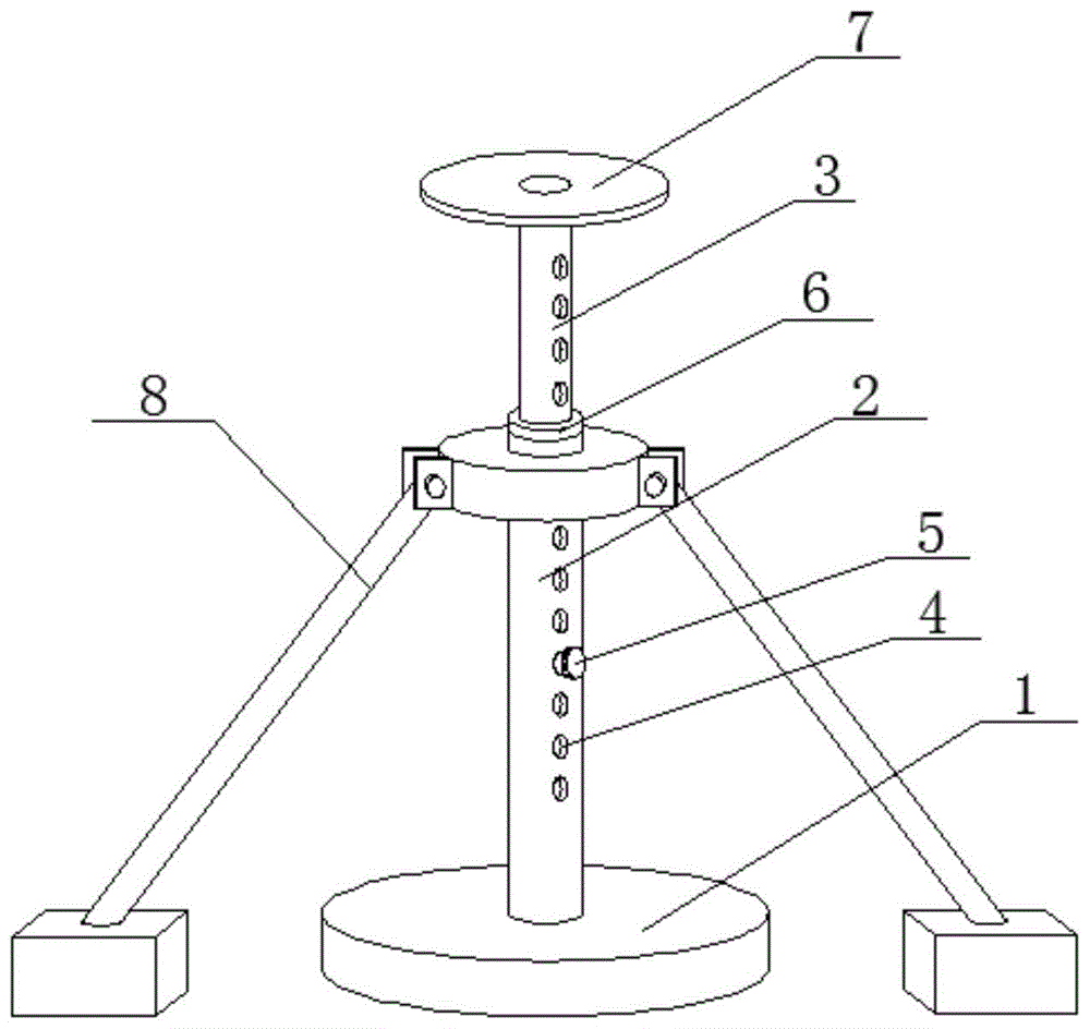 一种通信工程用的天线支架的制作方法