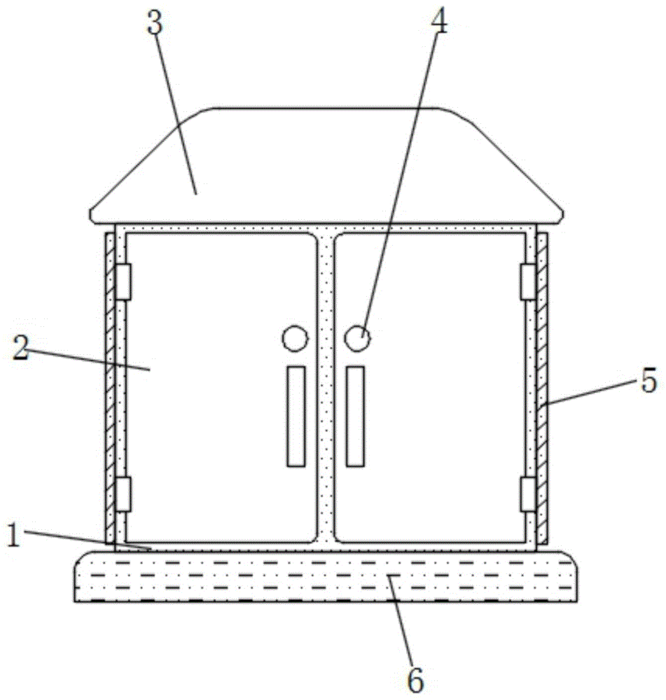 一种配电柜用具有电磁屏蔽功能的防触电金属壳体的制作方法