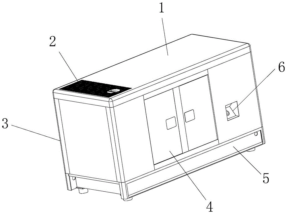 一种拼装式低噪音箱式电站的箱体的制作方法