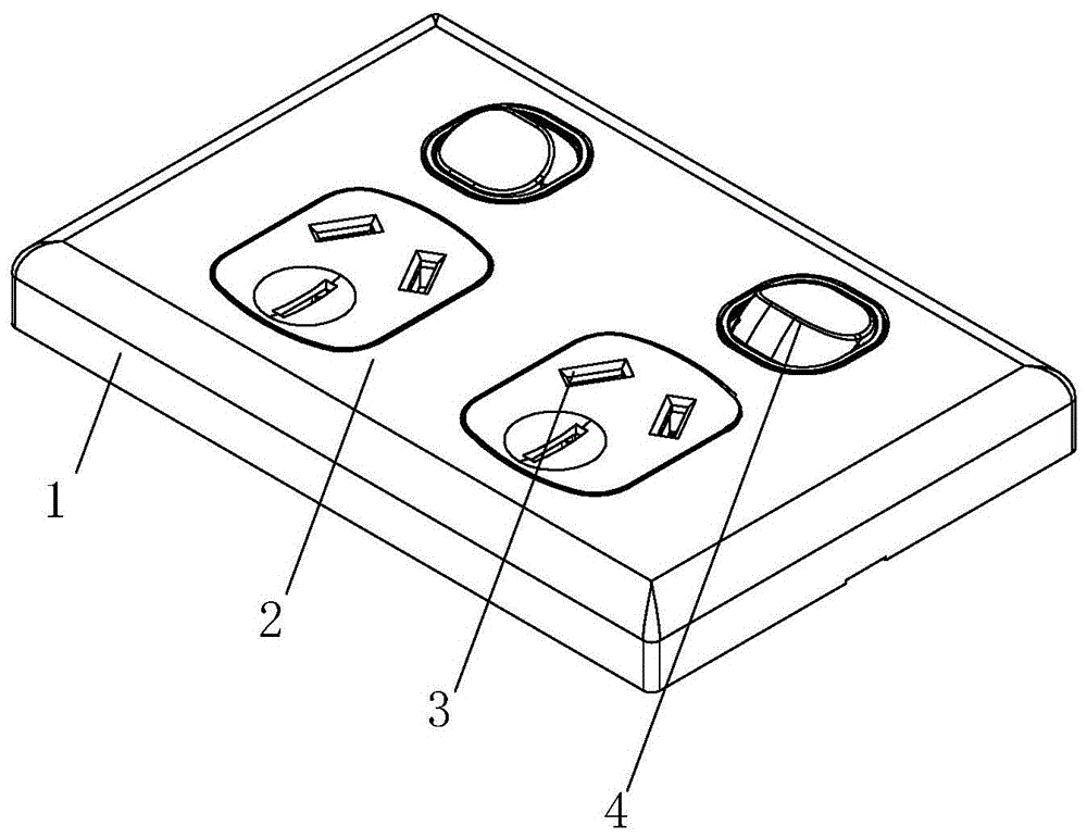 一种墙壁开关插座的制作方法