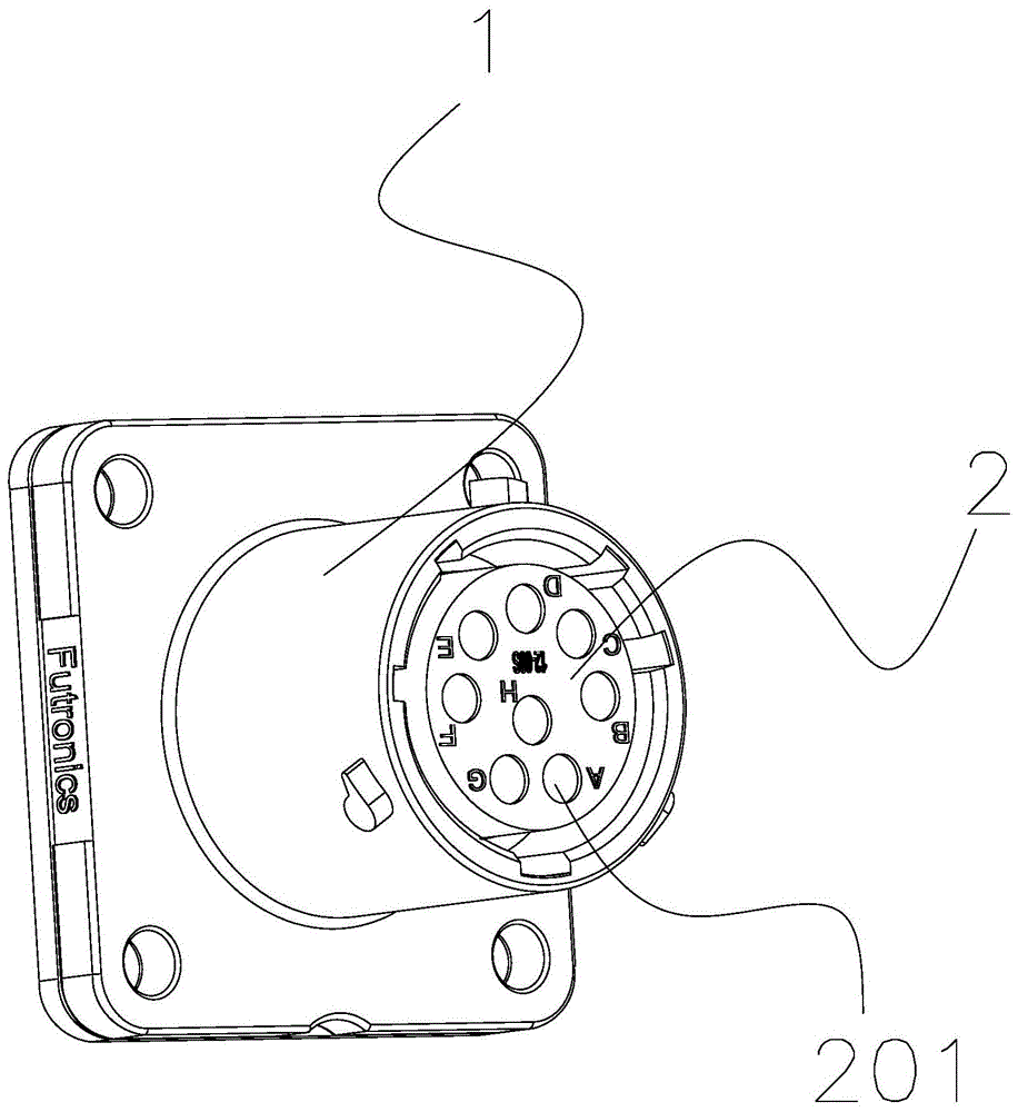 一种防渗水的电连接器插座的制作方法