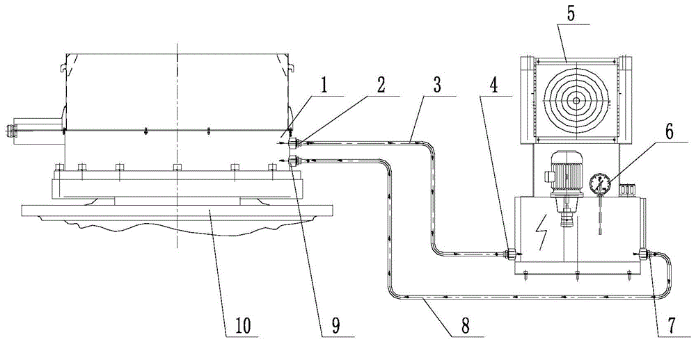 一种螺旋压力机用水冷电机及水冷系统的制作方法