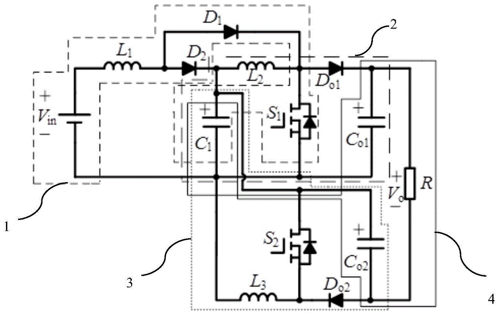 一种双管二次型DC/DC变换器及电子设备的制作方法