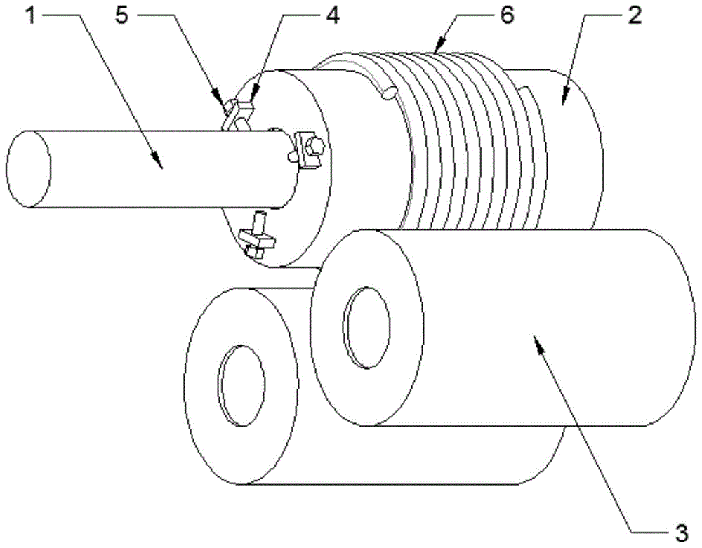 一种冷凝器盘管卷管工装的制作方法